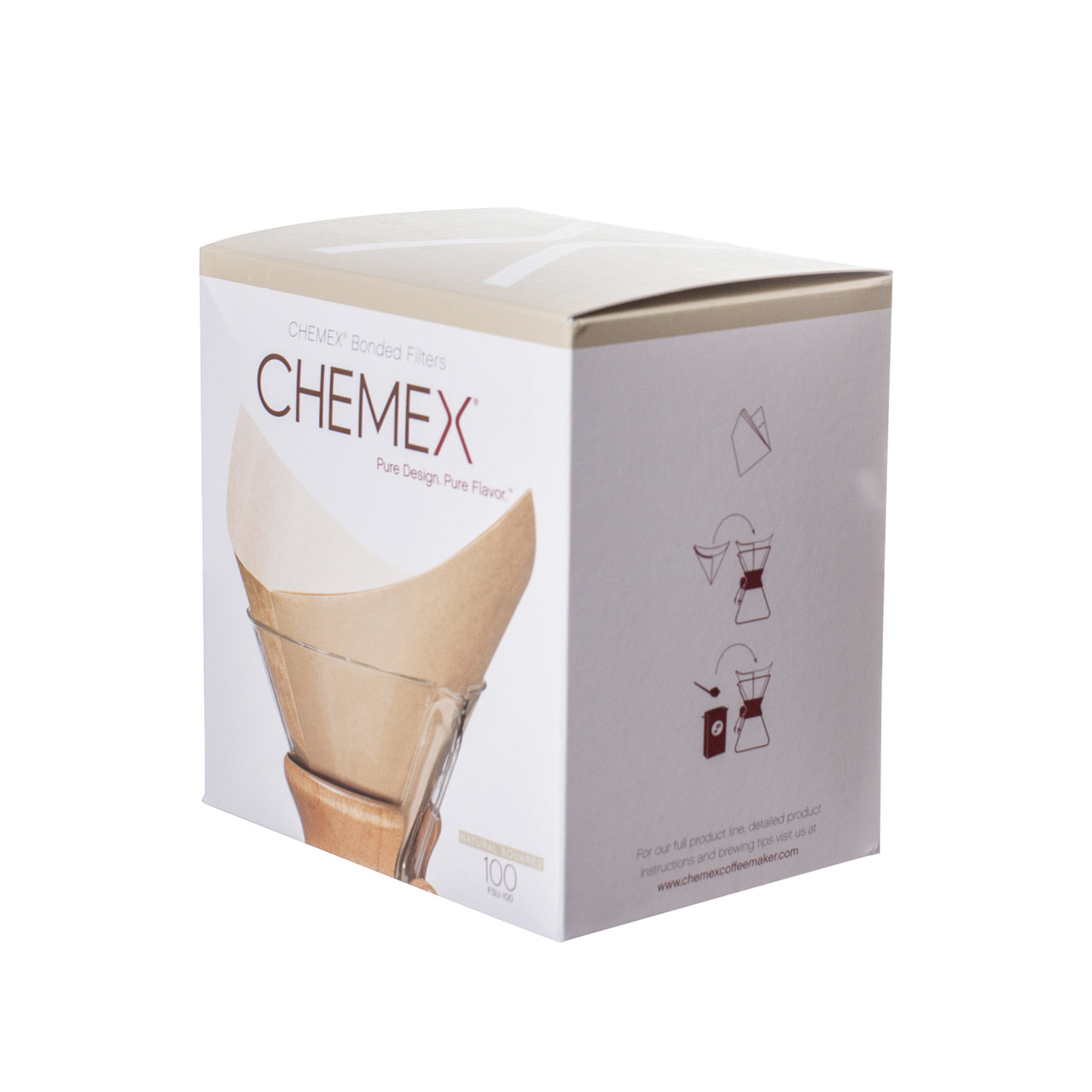 Chemex Square Filters - Natural