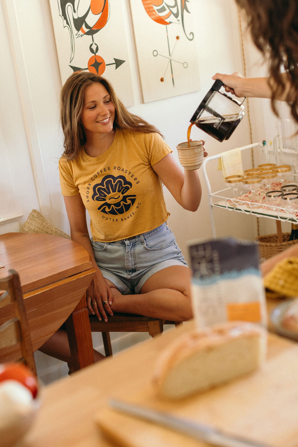 Clam Festival Crop Tee, Women's