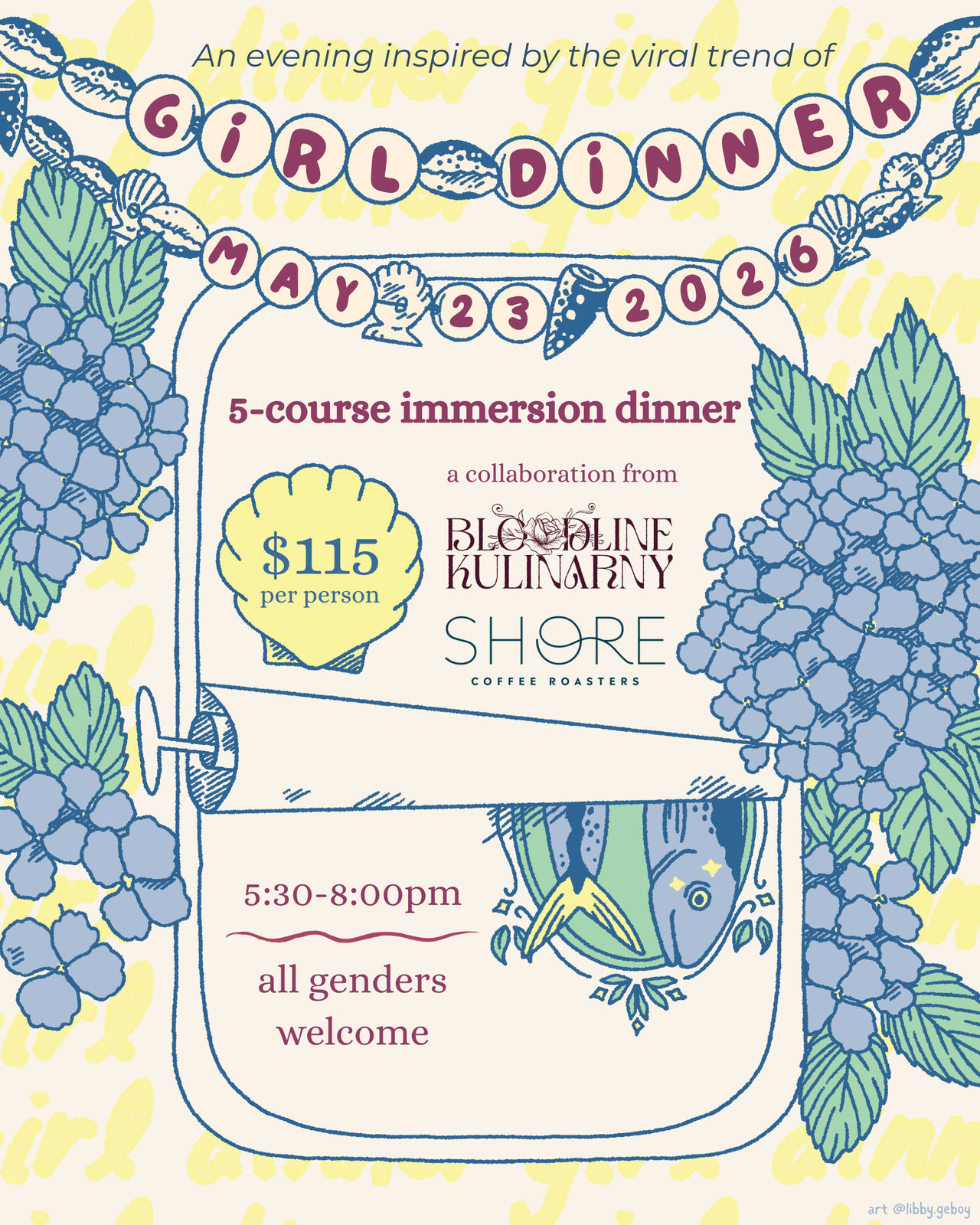 Bloodline Kulinarny + Shore Pop-Up Dinner