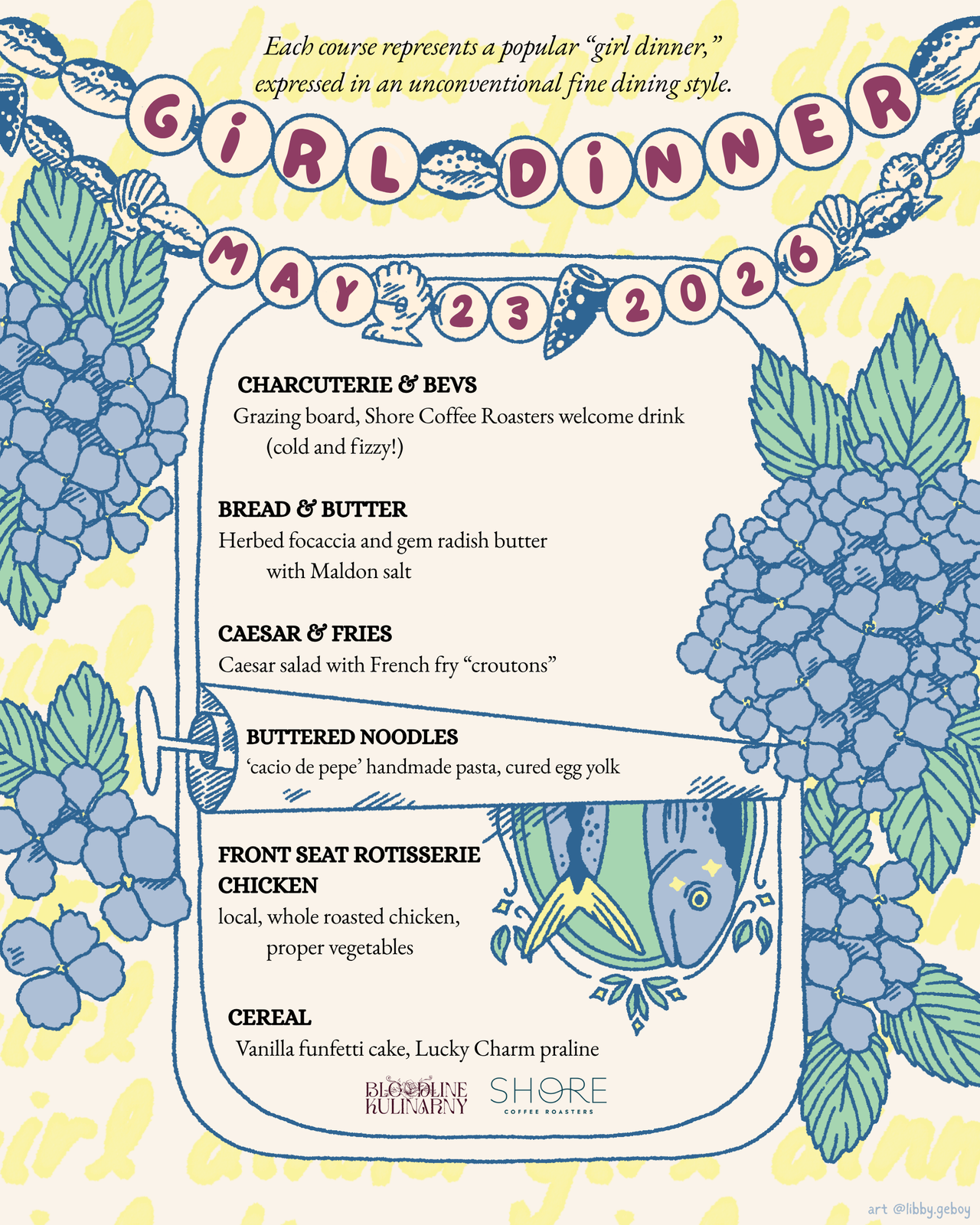 Bloodline Kulinarny + Shore Pop-Up Dinner