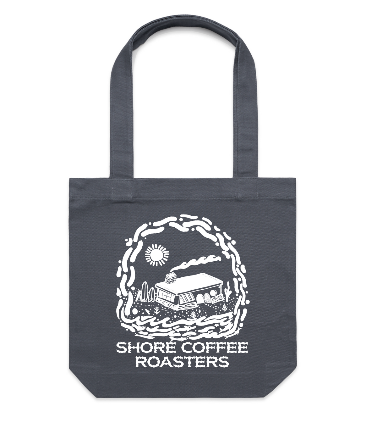 Southern Shores Flat Top Tote