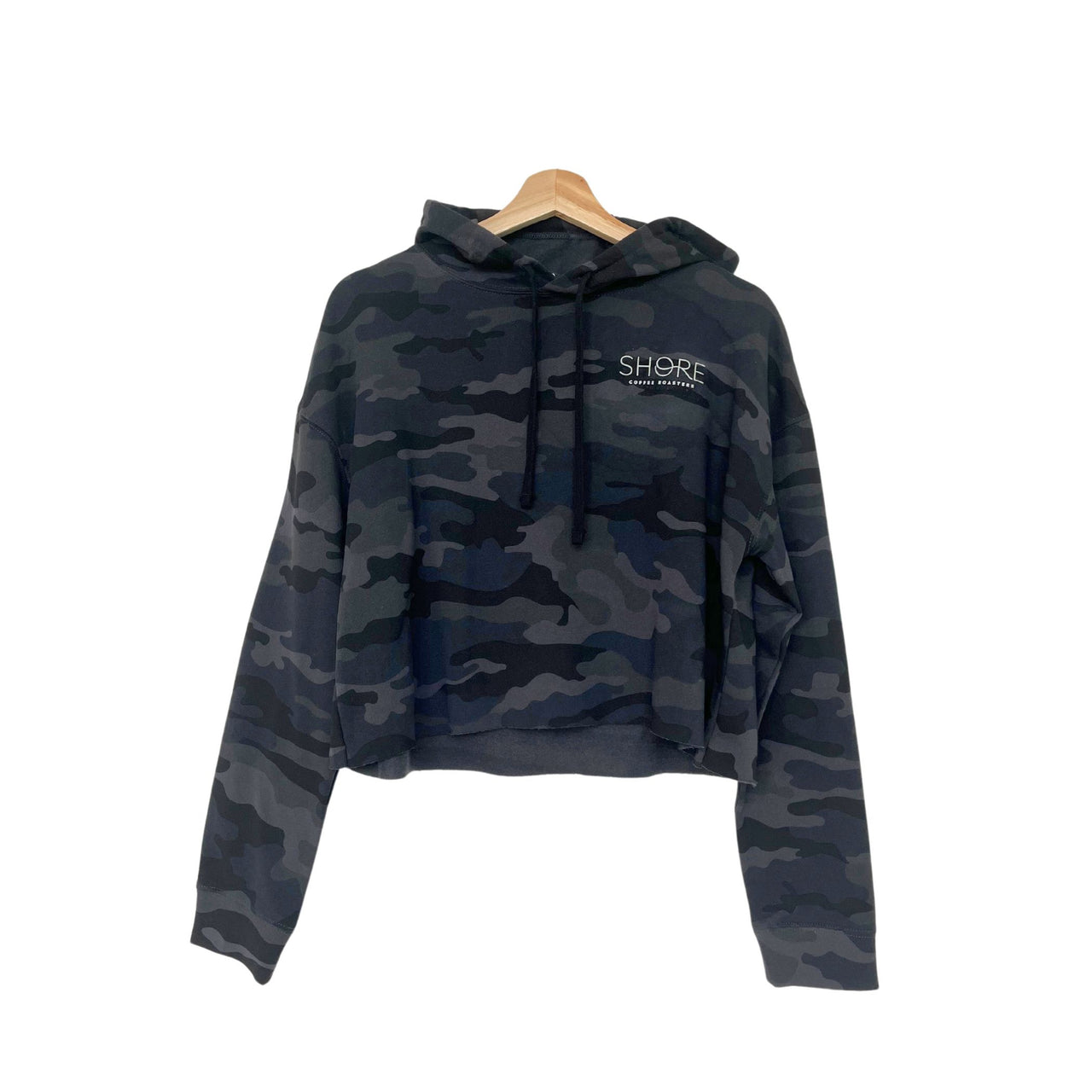 Cropped Camo Hoodie, Women's