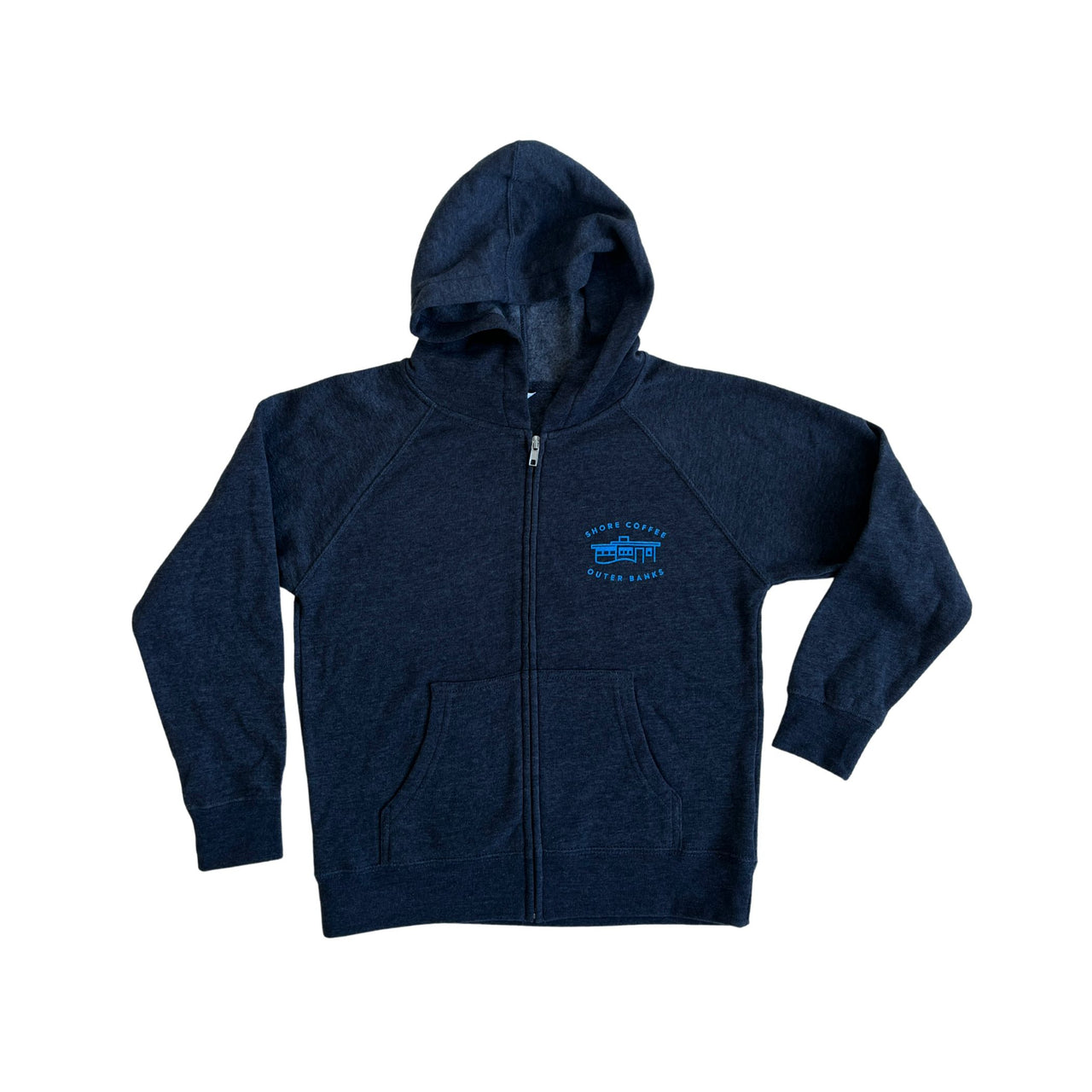 SHORE Flat Top Zip-Up Hoodie, Kids